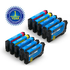 Generic 10PK T802XL Color Ink Cartridges For Epson WorkForce WF-4720 4730 4734 picture