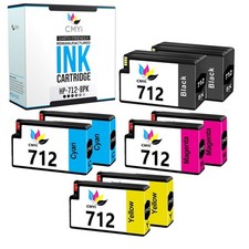 CMYi 8-Pack Compatible HP 712 Printer Cartridges for DesignJet T210, T230, T250 picture
