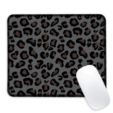 Leopard prin Square Mouse Pad with Non-Slip Rubber Base,Home Office Decoratio... picture