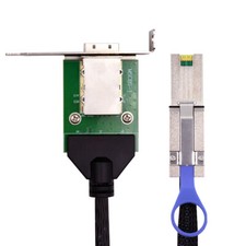 CHENYANG Mini SAS External SFF-8088 to SFF-8088 PCBA Extension Cable Bracket picture