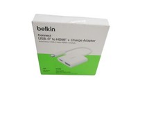 Belkin Connect USB-C to HDMI + Charge Adapter - white , NEW picture