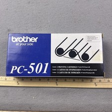 Brother PC-501 Printing Cartridge for personal Fax-575 Black INK  Genuine  NEW picture