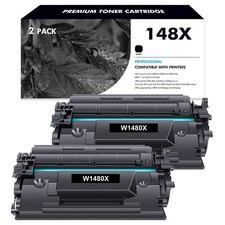 2PK 148X Toner High Yield New Chip Compatible for HP LaserJet Pro 4001 MFP 4101 picture