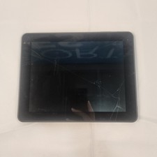Trio Stealth G4 Android Tablet Silver Cracked Screen For Parts or Repair picture