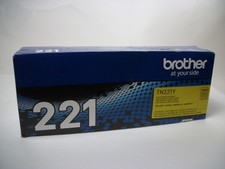 Brother TN221Y 1400 Page-Yield TN221Y Toner - Yellow New picture