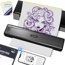 2025 New Version Tattoo Stencil Printer with 10pcs Transfer Paper, Wireless T... picture