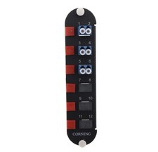 CORNING CCH-CP06-A9 LOADED CCH PANEL, SM LC ADAPTER PLATE picture