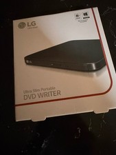LG Ultra Slim Portable DVD WriterExternal Drive Black NEW Portable picture