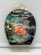 NEW SEALED EMTEC Aquarium Clownfish 4 GB USB Flash Drive -  picture