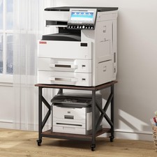 Fannova Large Printer Stand, 23.6 x 23.6 x 22.6 Inches Square Printer Table w... picture