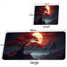Starry Sky Moon XXL Mouse Pad Large Desk Mat Non-Slip Gaming Keyboard Pad USA picture