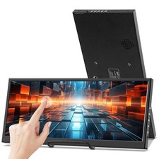 Prechen 12.3 Inch Touchscreen Secondary Monitor, IPS Stretched 12.3, Black picture