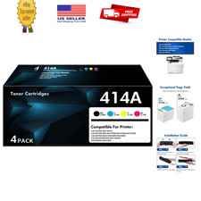 414A 414X High Yield Toner Cartridges 4 Pack| Replacement for 414A Work for picture