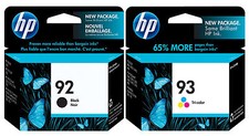 GENUINE NEW HP 92/93 (C9362WN/C9361WN) Ink Cartridge 2-Pack picture