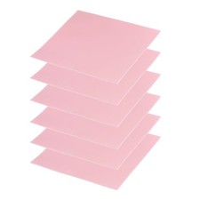 6 Pcs Thermal Pads 100x100x1mm for CPU GPU M.2 SSD NVMe Pink picture