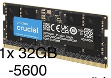 R9 Crucial CT32G56C46S5 32GB DDR5-5600 SODIMM 1.1V CL46 opened box READ picture