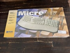 Micro Innovations Win95/98 Vtg Split-Key Keyboard NOS KB99E NEW Factory Sealed picture