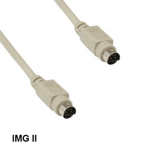 Kentek 6' Mini DIN 8 Pin Male to Male for Mac to Imagewriter II Printer Cable picture