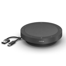 Jabra Speak2 40 Portable Speakerphone 4-Mic USB-C/A Dark Grey Zoom Certified picture