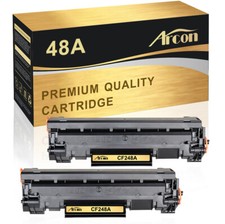 2x Compatible Black CF248A 48A Toner Cartridge Set For HP LaserJet Pro M15W M15A picture