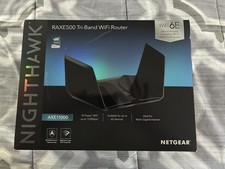 NETGEAR Nighthawk RAXE500 AXE11000 Tri-Band WiFi 6E Router - Open Box, Complete picture