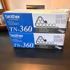 Brother TN-360 High Yield Laser Toner Cartridge 2 Pack for HL-2170W DCP-7040 picture