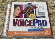 Kurzweil Voice Pad - Starter Edition, PC, CD-ROM, Windows 3.1 / 95, TLC, 1997 picture