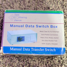 Data Sharing Device DW-25AB Manual Data Transfer Switch DB25 Female A/B 1:2 picture