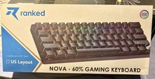 Ranked N60 Nova 60% Mechanical Gaming Multi Color Backlit Keyboard NEW picture