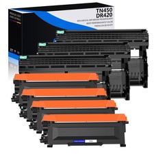 3PK DR420 Drum Unit + 4PK TN450/TN420 Toner for MFC-7240 MFC-7360N MFC-7365DN picture