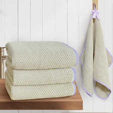 Bathroom Hand Towels 4 Pack, 100% Cotton, 28x16 in, Beige picture