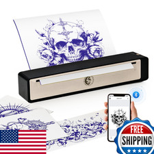 Wormhole Tattoo Stencil Printer Wireless Bluetooth Thermal Copier 2500mAh Batter picture