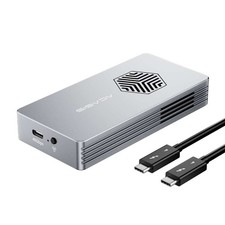 Acasis 40Gbps M.2 NVMe SSD Enclosure with Cooling Fan Compatible Thunderbolt 5/4 picture
