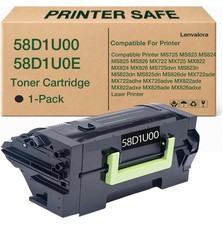 58D1U00 Black Toner Cartridge for Lexmark MS725 MS823 MS824 MS825 MS826 MX722 picture