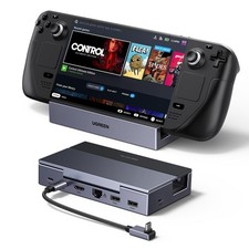UGREEN 6-in-1 Steam Deck Dock 4K@120Hz HDMI 2.1, 100W PD, USB 3.0, Ethernet picture