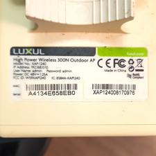 Luxul XAP-1240 300 Mbps Outdoor Wireless Access Point White Wireless AP picture