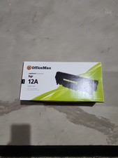 NEW OFFICE MAX HP Q2612A BLACK LASER TONER CARTRIDGE picture