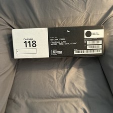 GENUINE CANON 118 (2662B004) BLACK TONER CARTRIDGE picture
