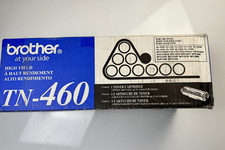 Brother TN-460 Black Toner Cartridge OEM High Yield Open Box Unused picture