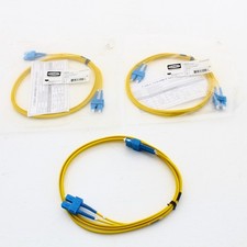3 Hubbell Fiber Optic Patch Cords LSZH OS2 Cable Duplex SM SC-SC 2m DFPCSCSCS2SM picture