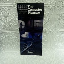Vintage 1980s The Computer Museum Boston Ma Pamphlet Technology Ephemera  picture