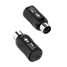 Wireless MIDI Adapter Rechargeable Audio Transmitter Receiver 2.4GHz Ultra- AIGJ picture