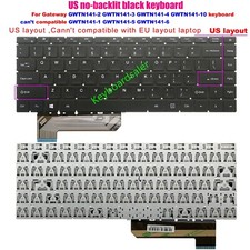 English US Keyboard For Gateway GWTN141-3BK GWTN141-3BL GWTN141-3GR GWTN141-3PR picture