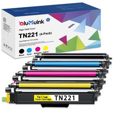 4PK TN221 Toner Replacement for Brother TN221 TN225 HL-3140CW (BK/C/M/Y) picture
