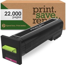 Lexmark 72K1XM0 Magenta Extra High Yield Rmnfctrd Toner Cartridge FOR CS820 picture