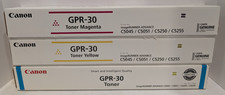 Canon Genuine Color Toner Set GPR-30 - Cyan/Magenta/Yellow picture