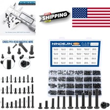 Carbon Steel Laptop Screw Kit 650 Pcs M1.4 M1.7 M2 M2.5 M3 Portable Storage Box picture