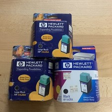 3 Lot pack Genuine HP 26 Black Ink Cartridge 51626A Expired *New, Sealed* picture