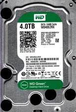 WD40EZRX-00SPEB0 S/N: WCC4E DCM: HANNNT2CAB WESTERN DIGITAL 4TB THAILAND MAY 201 picture