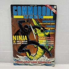 Commodore User Magazine August 1988 The Last Ninja 2 No 1 for Amiga Games picture